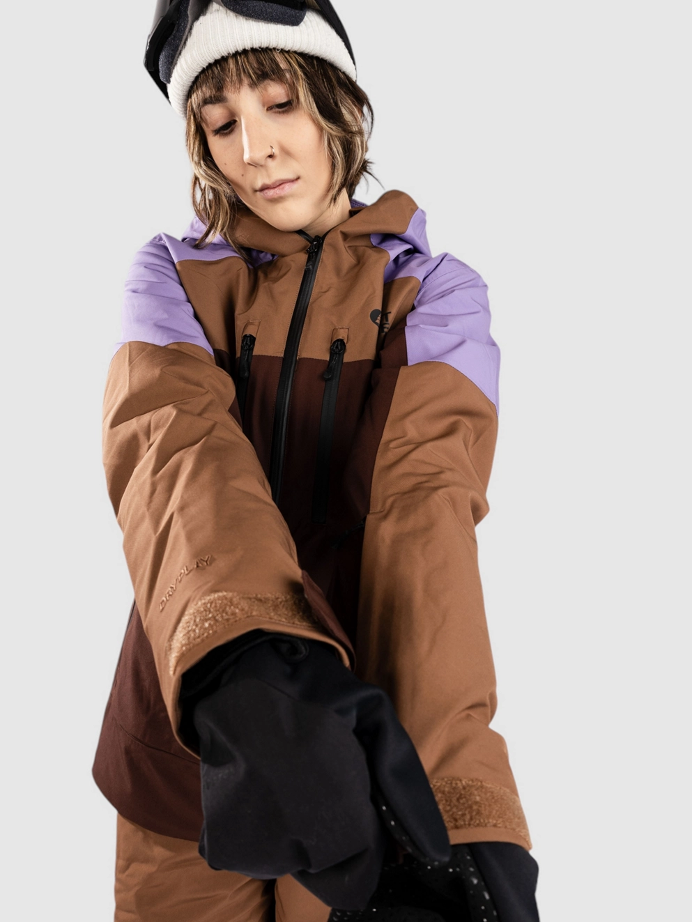 Picture Exa Jacket paisley cocoa chicory