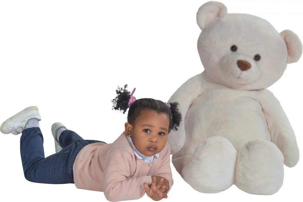 PELUCHE OURS BEIGE 1 M - ASSIS 60 CM