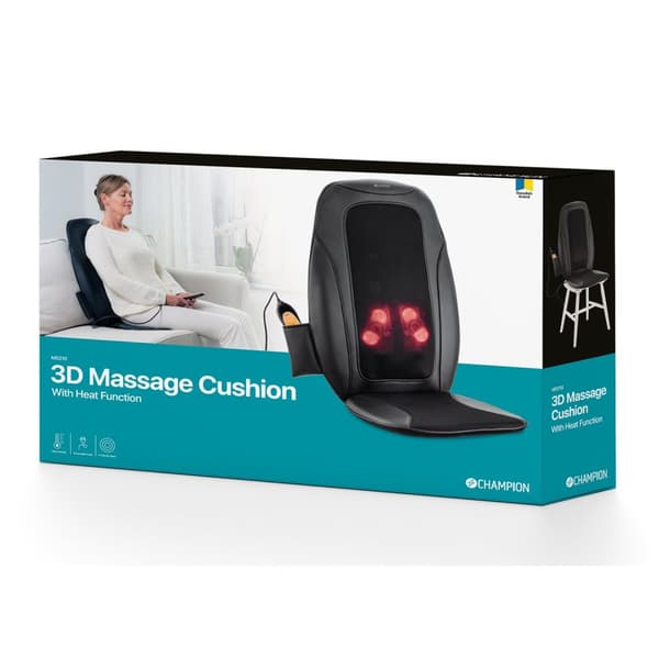 Massasjepute 3D Infrared Heat 3-Zone MD210 Black