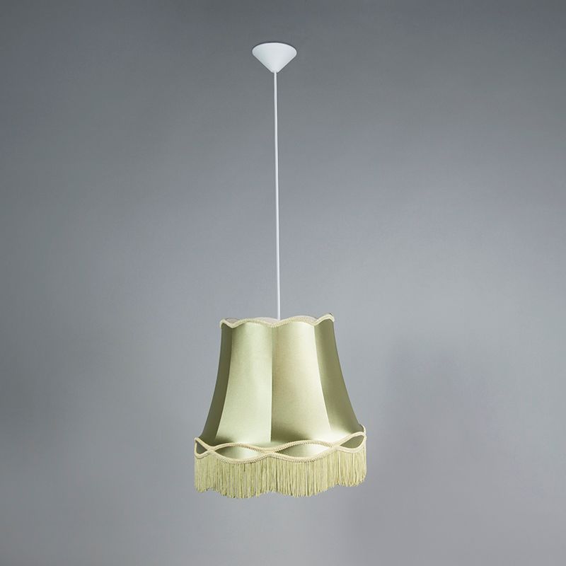 Set van 4 retro hanglampen groen 45 cm - Granny