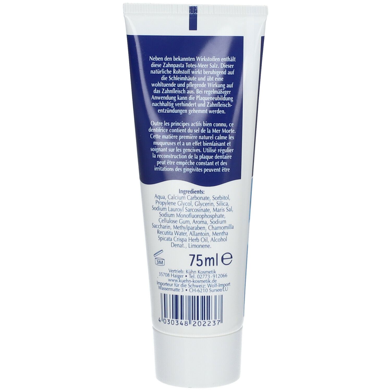 Dr. Sacher´s Totes Meer Salz Mineral Zahncreme
