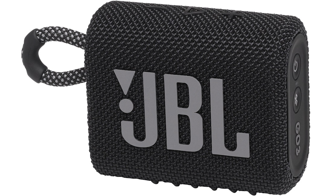 JBL Go3 BT Højttaler Black Vandtæt