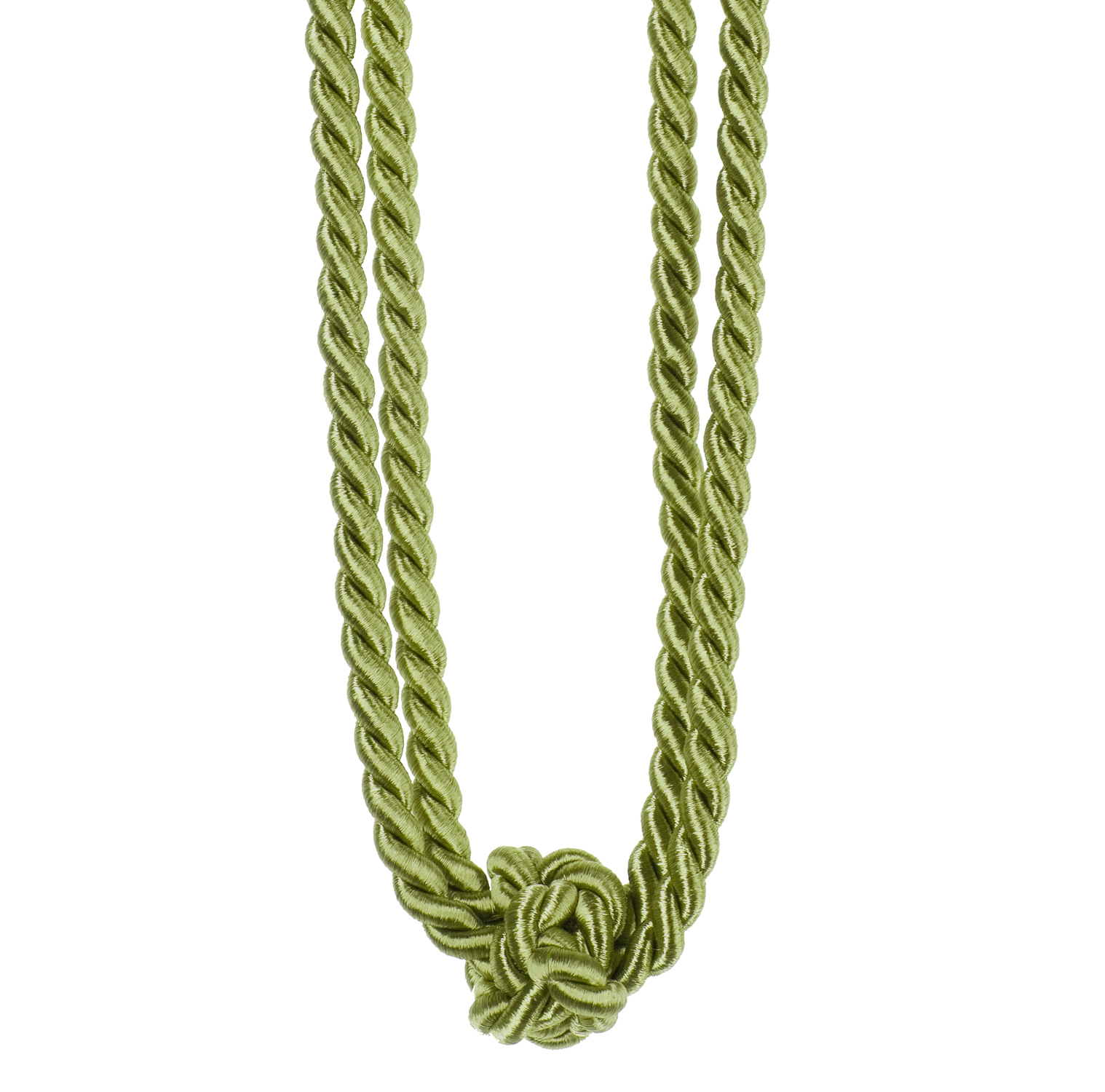 Raffhalter - mint - Zierknoten - 60 cm