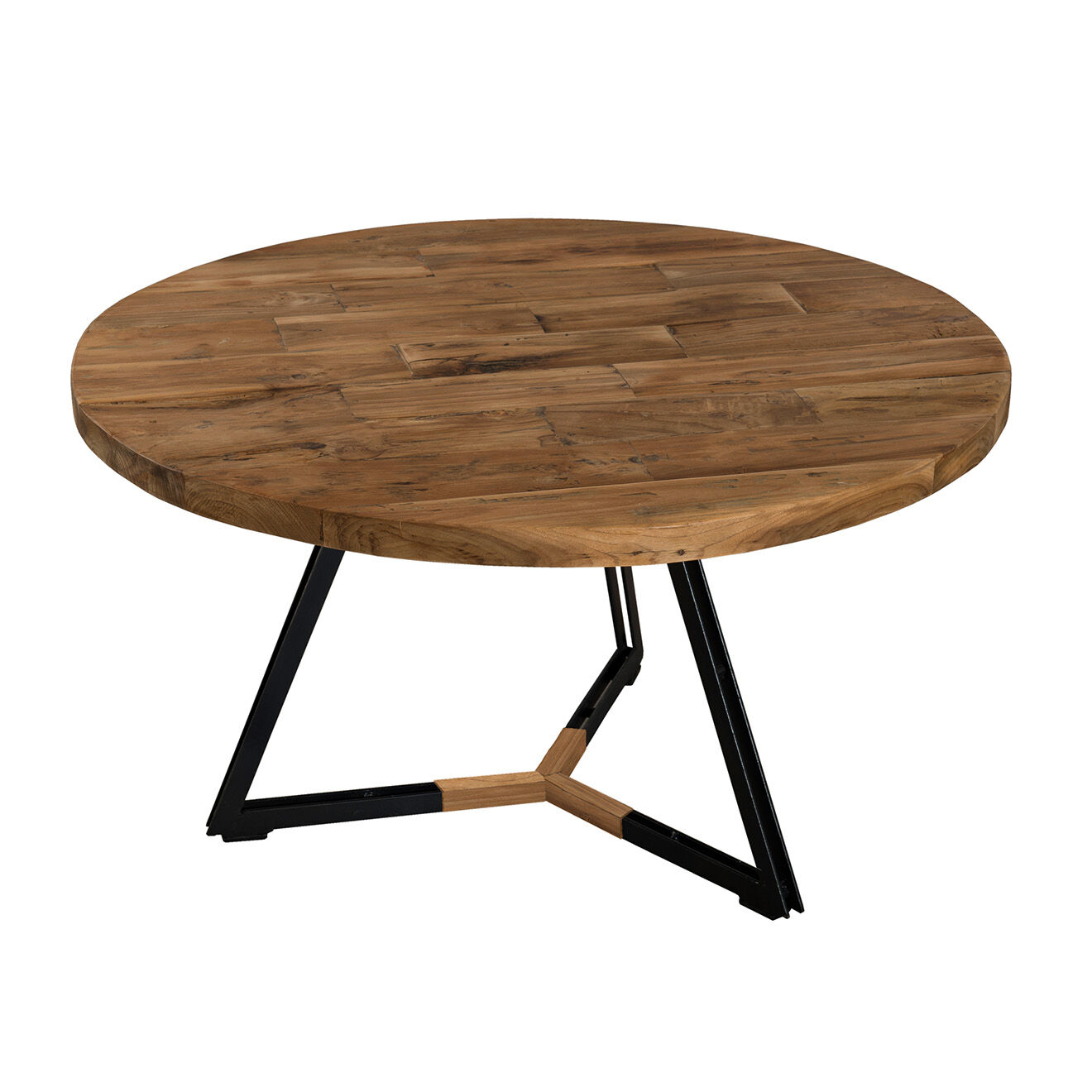 Macabane Table basse Nino marron - D.75xH.41 cm