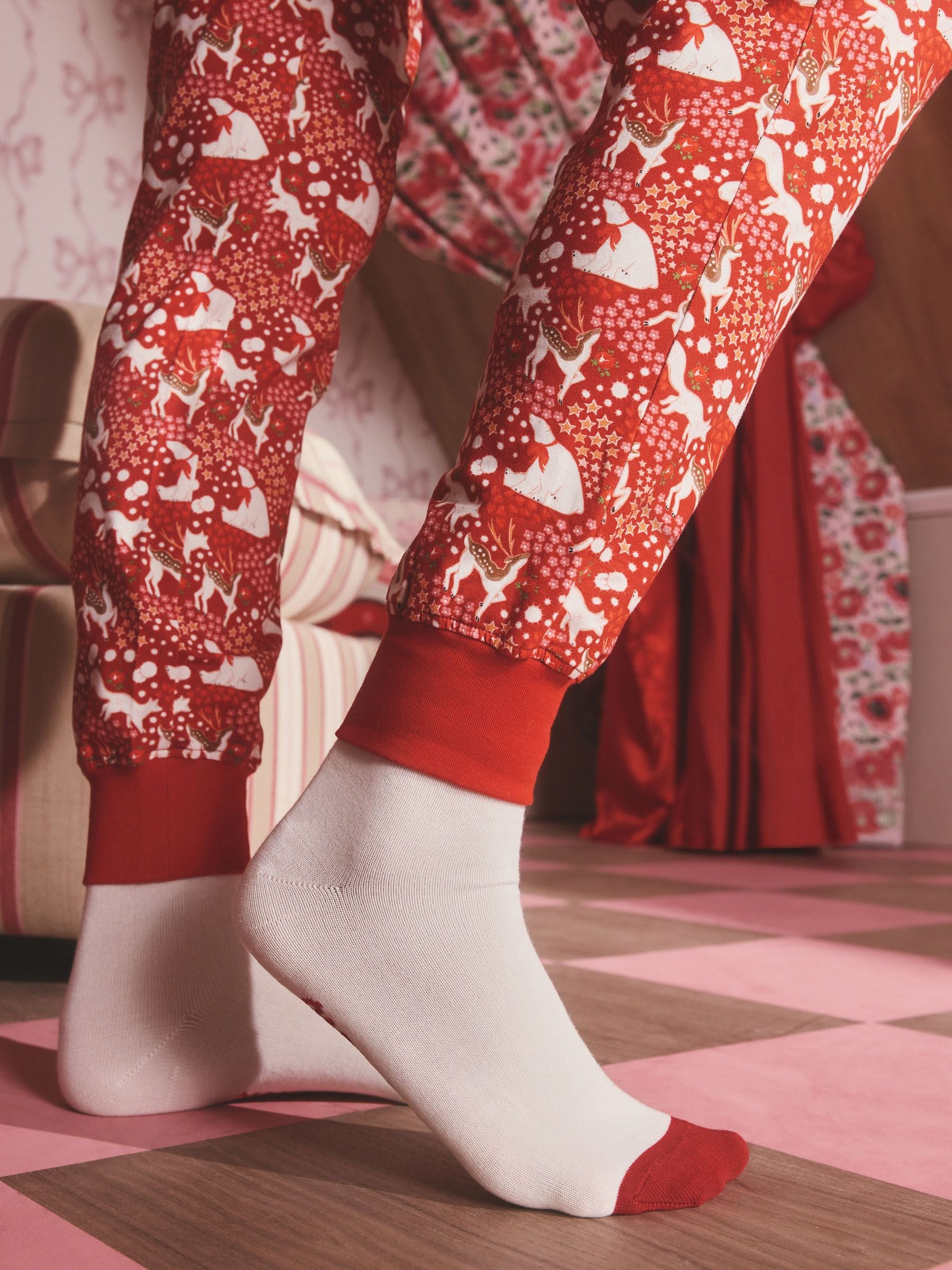 Red Magic Animal - Cath Kidston Twosie Pyjamas