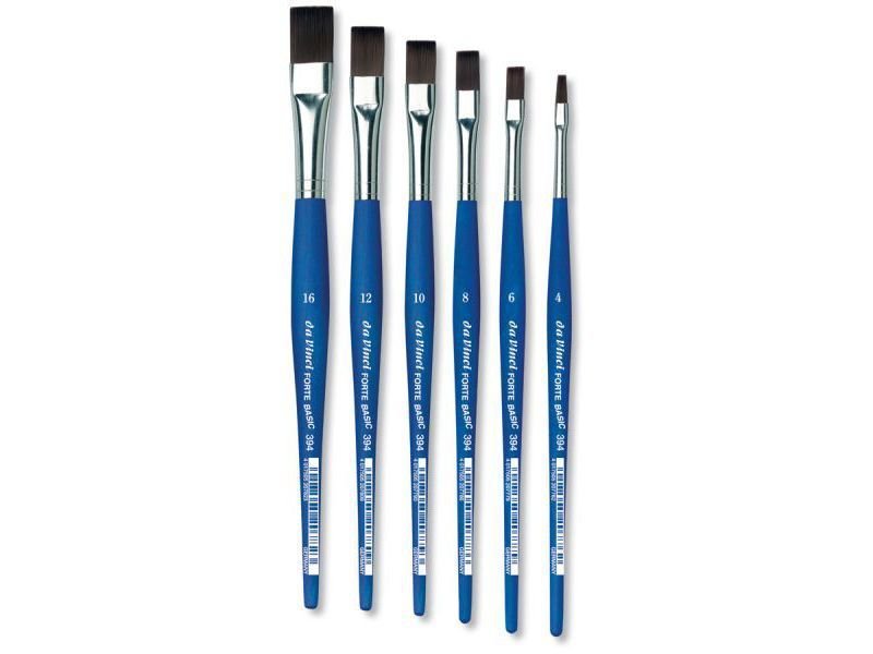 Da Vinci Hobbypinsel Forte Basic, flach