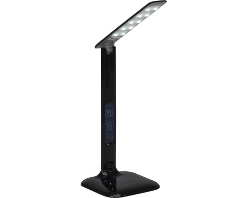LED-kantoorlamp, dimbaar, 5W, 200 lm, 2800-6500 KH, 55 cm, Glenn, zwart