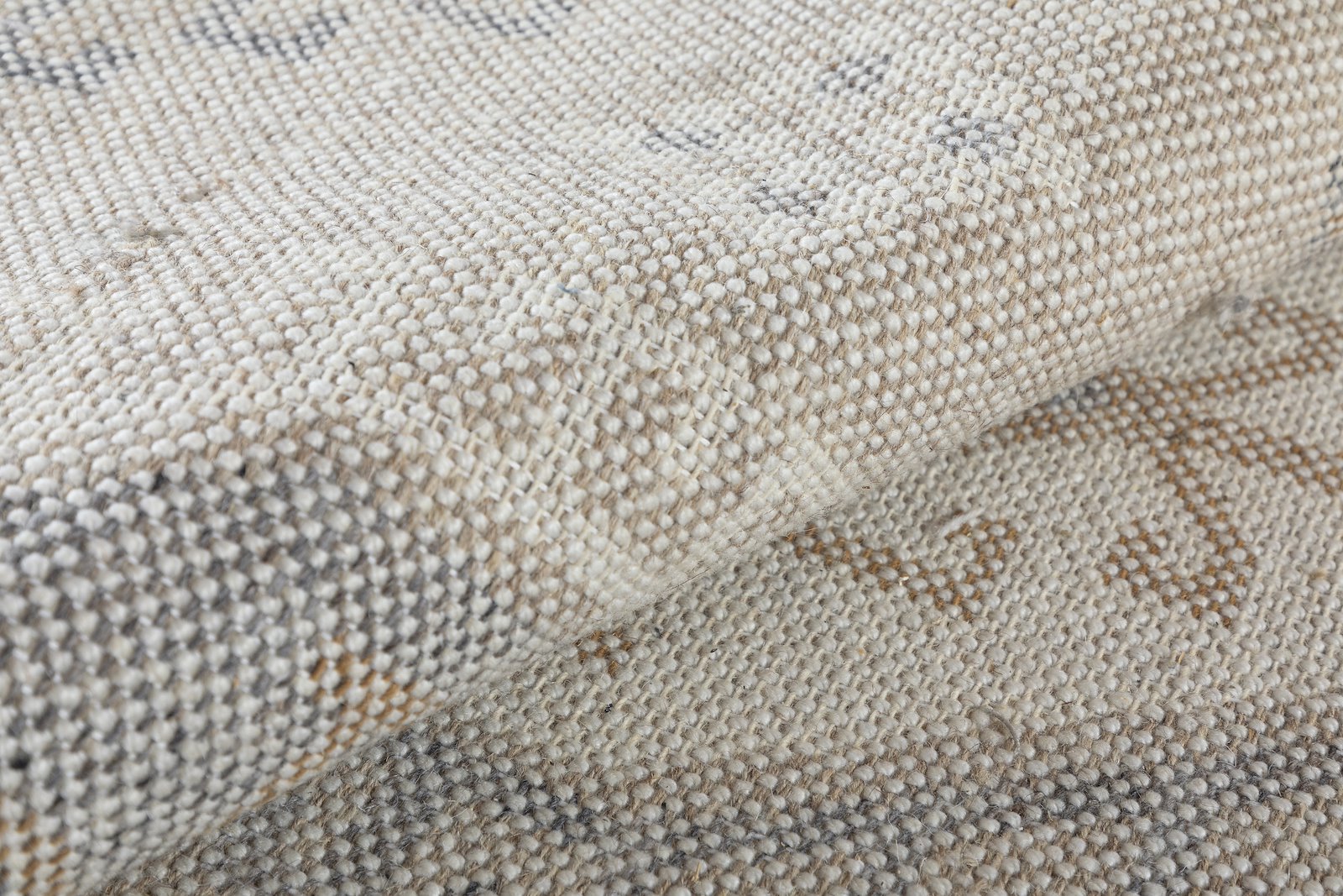 Rio teppe 160x230cm Sand/multifarget ull/polyester jacquard vevd