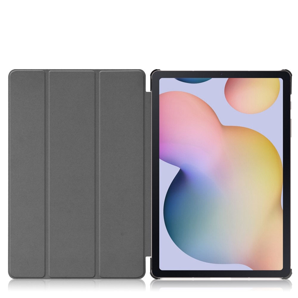 Samsung Galaxy Tab S8  Plus / Tab S7  Plus Leder Tasche Smart Case Hülle S-Pen Halterung - Schwarz