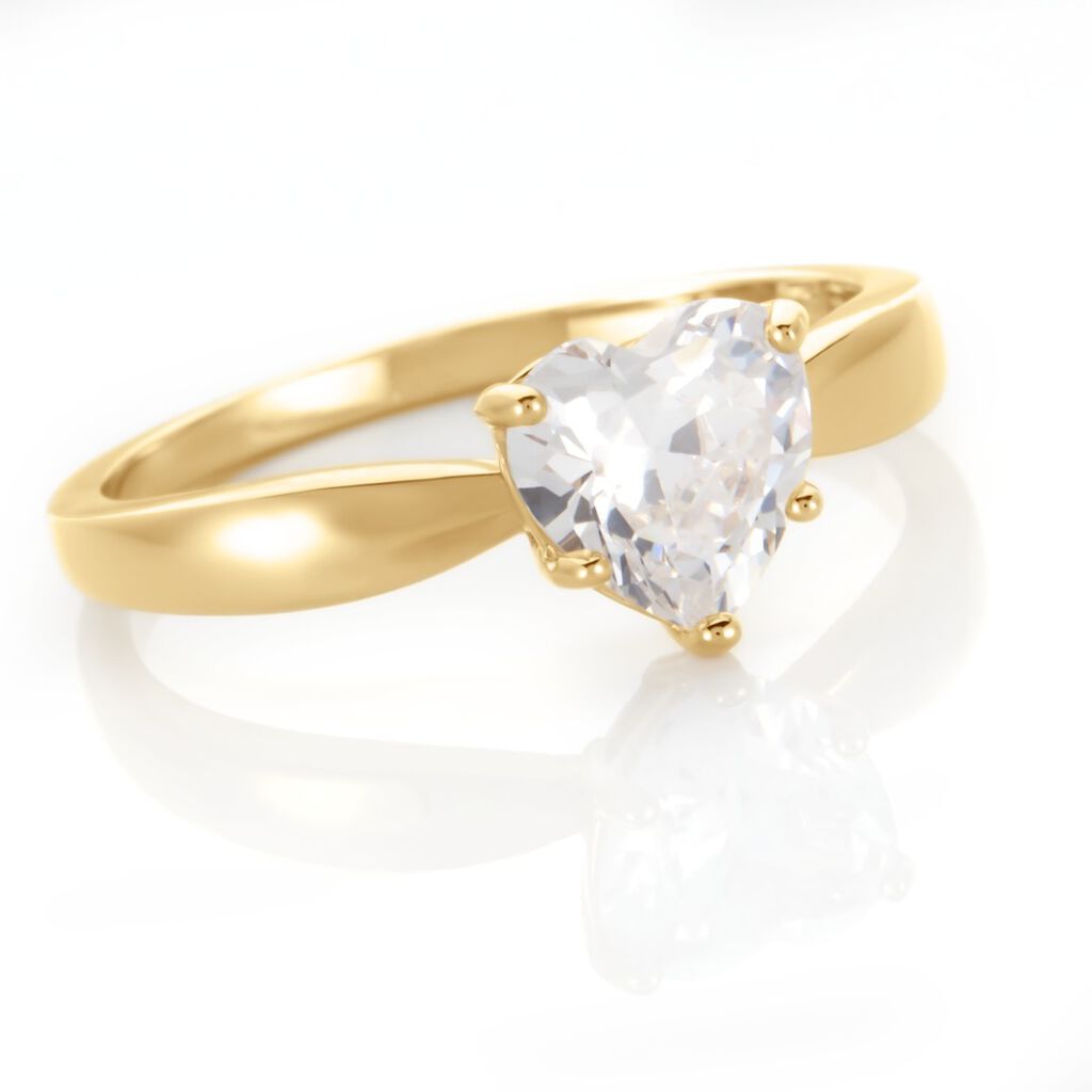 Bague Minos Plaqué Or Oxyde De Zirconium