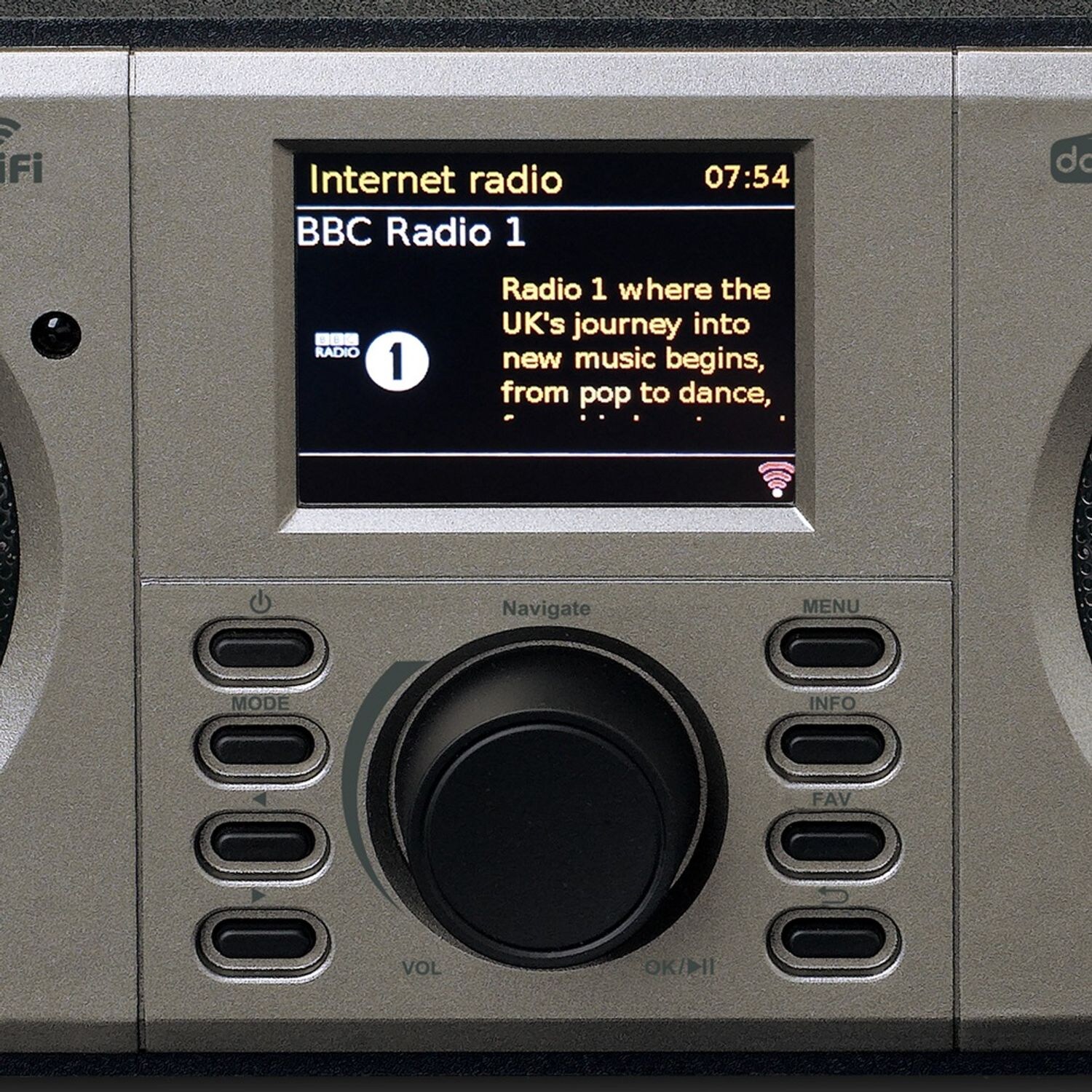 Lenco DIR-141BK Internetradio mit DAB+, Bluetooth und Spotify Connect, schwarz, versch. Farben