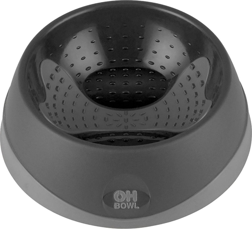 LICKI MAT - HundeskålOral Hygiene Bowl L Black Ø27X9Cm