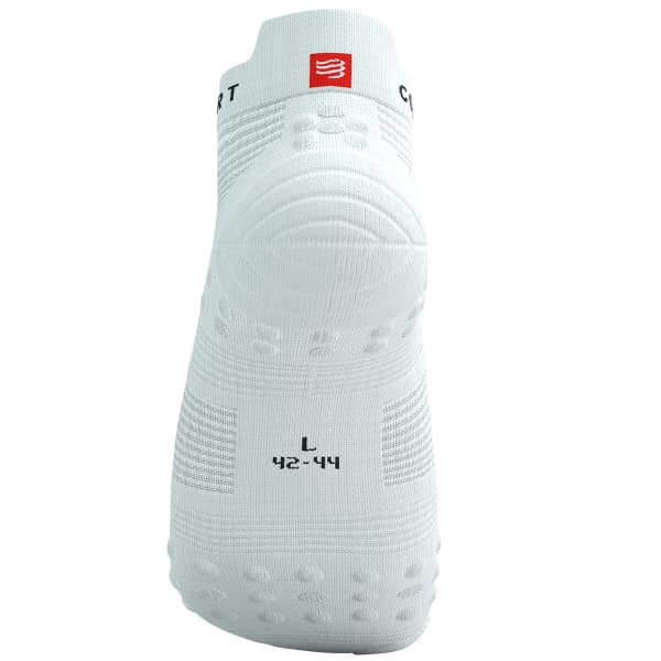 Chaussette running COMPRESSPORT PRO RACING SOCKS V4.0 RUN LOW WHITE/BLACK