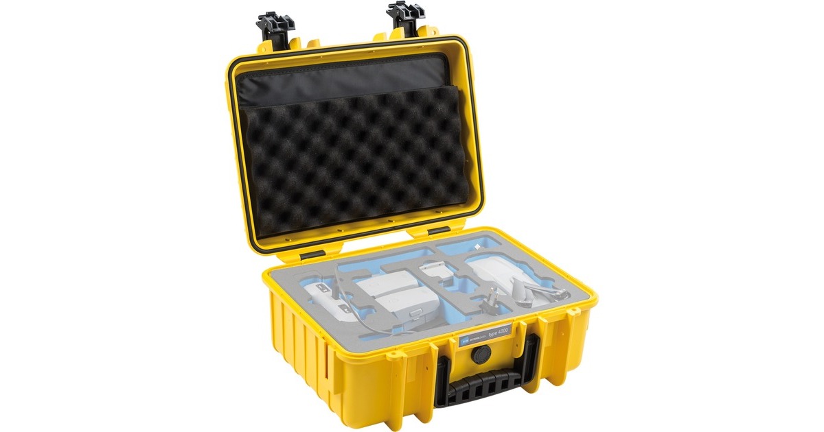 B&Woutdoor.case type 4000 DJI Mavic Air 2 koffer  (Geel)