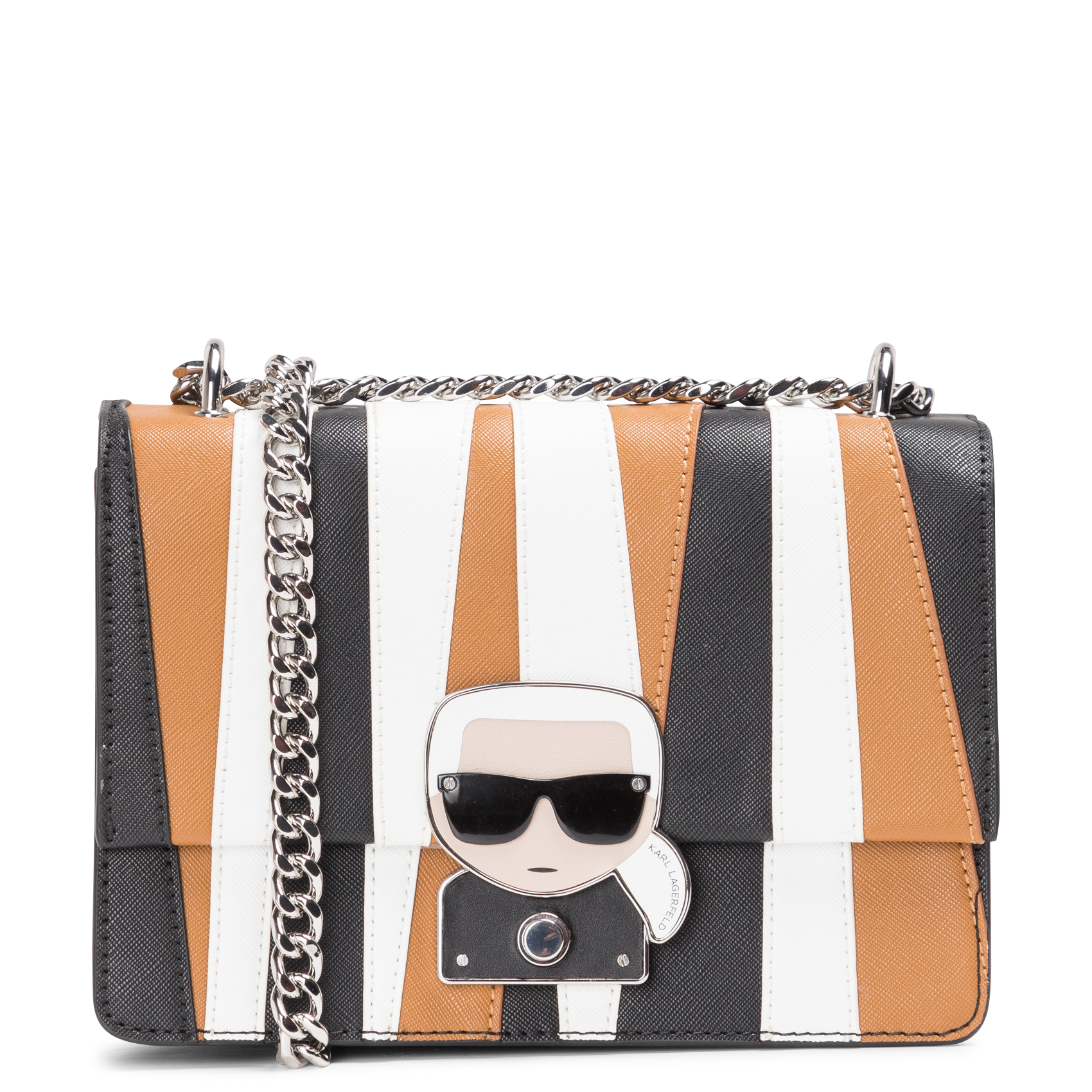 Sac bandoulière chaîne avec figurine en métal | Multicolore