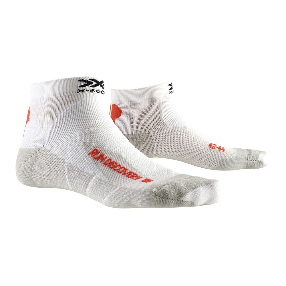 X-Socks RUN DISCOVERY - Chaussettes blanc/grisdolomite