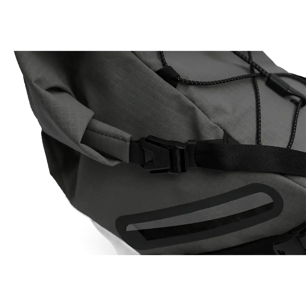 Capsuled Zadeltas 14L Grijs