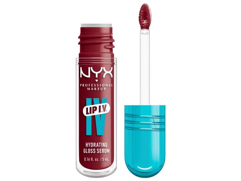 NYX Professional Makeup Lip Gloss IV Serum feuchtigkeitsspe Pflegender Lippenbalsam mit Vitaminen