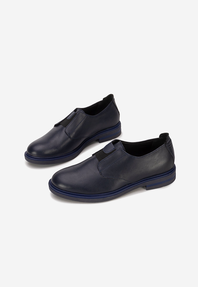 Chaussures casual femme en cuir marine Losa