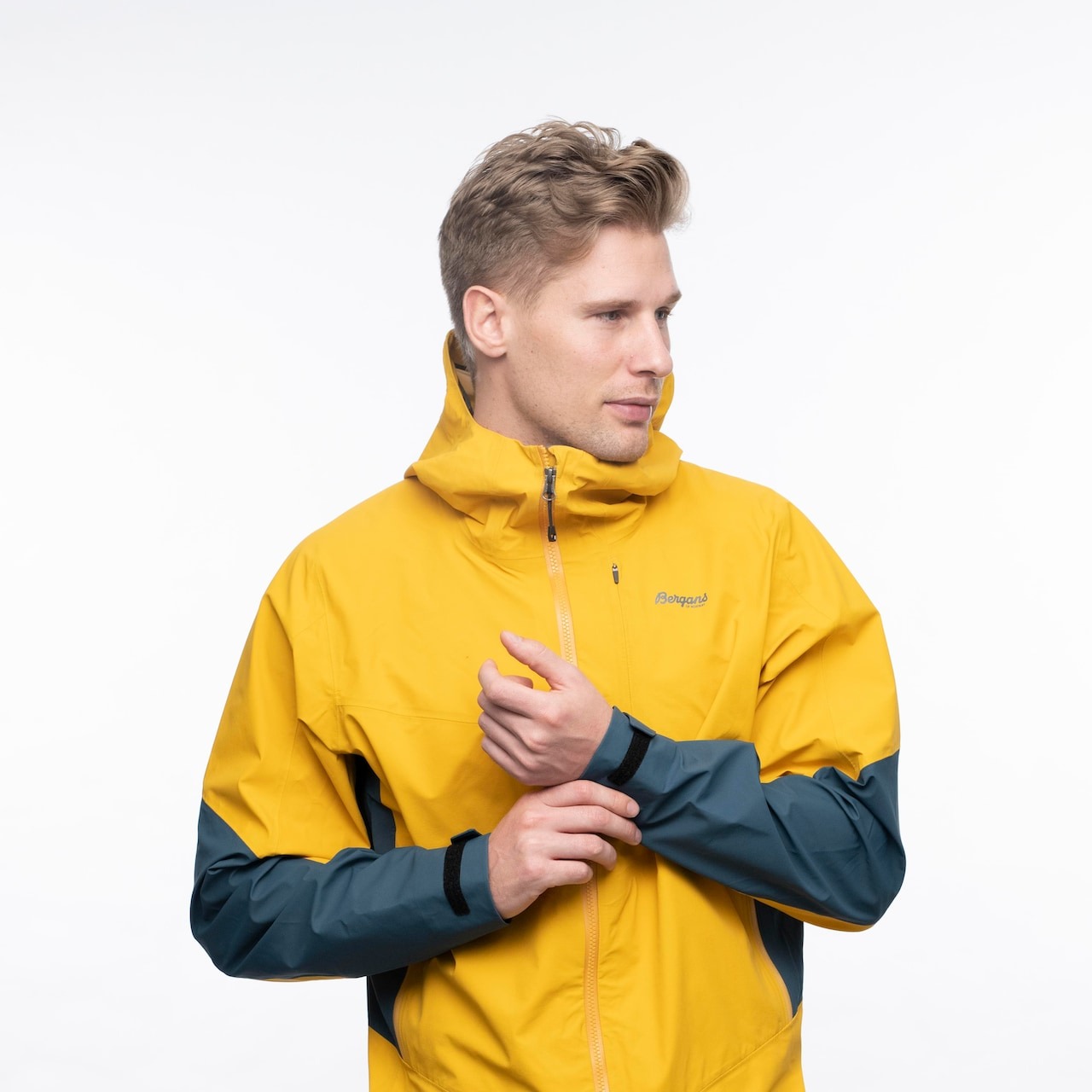 Rabot V2 3L Jacket Herre Light Golden Yellow/Orion Blue