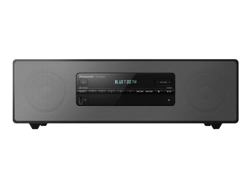 Panasonic SC-DM502 - Audiosystem - 2 x 20 Watt - sort