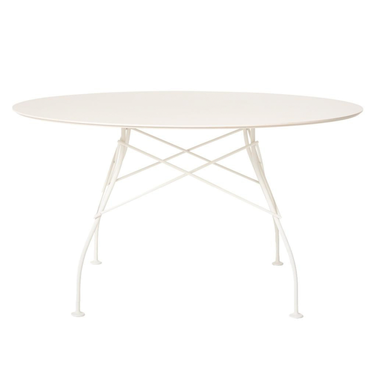 Kartell Glossy Outdoor tuintafel 128 Wit