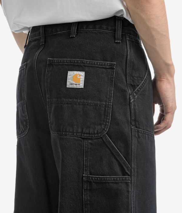 Carhartt WIP Double Knee Hose (black stone washed)