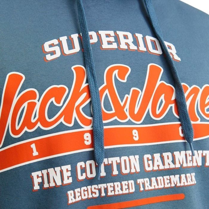 Jack & Jones Logo Sweat Hoodie Heren (plussize)