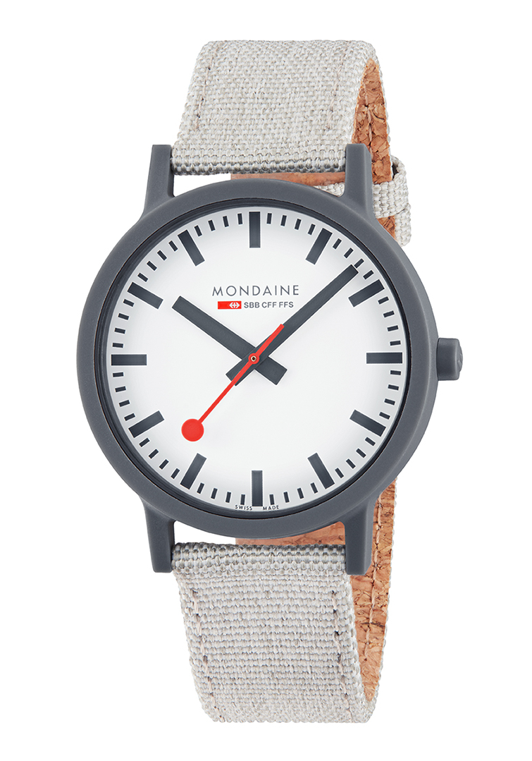 Mondaine SBB Essence Grey Armbanduhr Weiß MS1.41111.LH