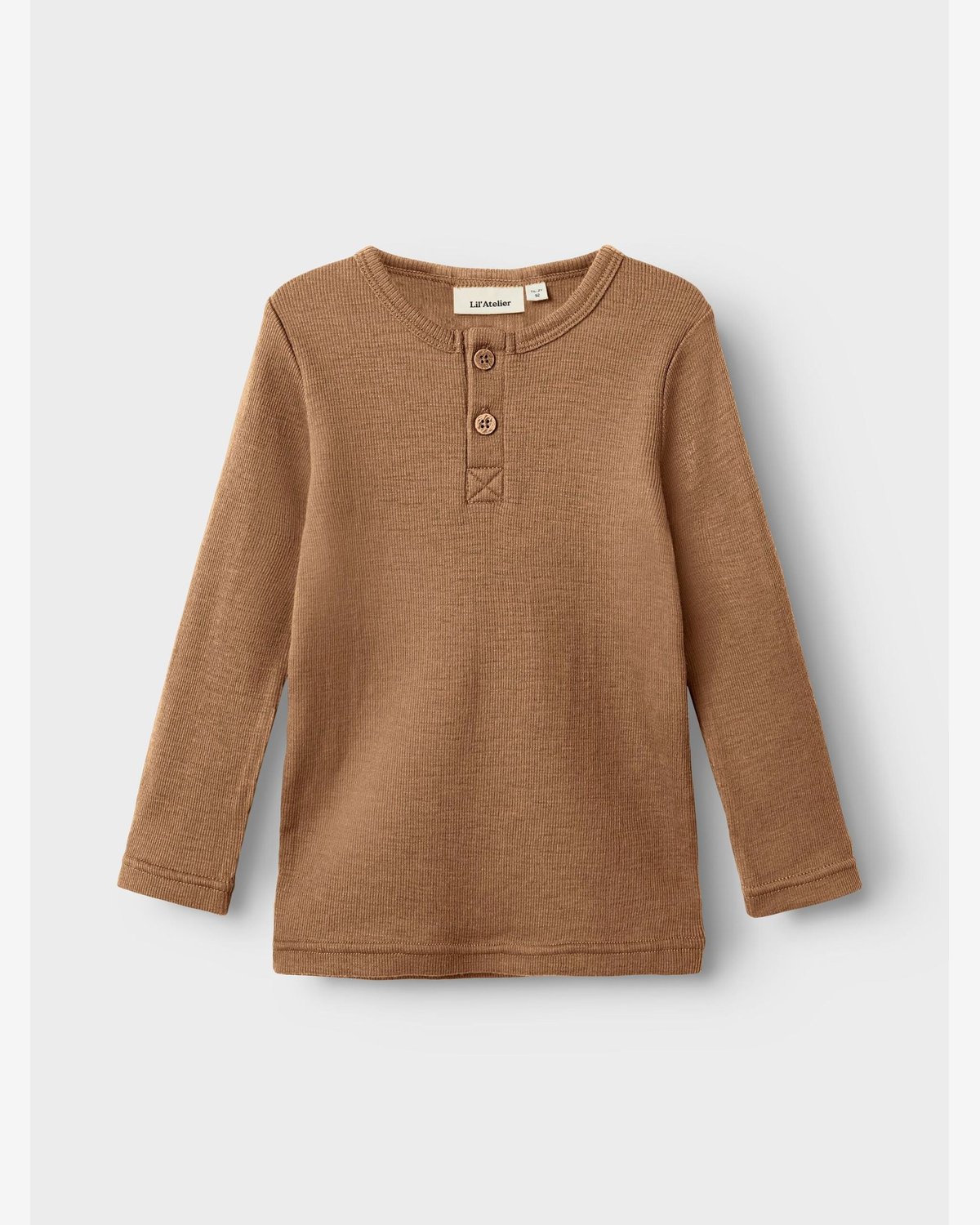 Ulltrøye Langermet Barn – 100% Merino | Noel Neb Wool LS Slim Top