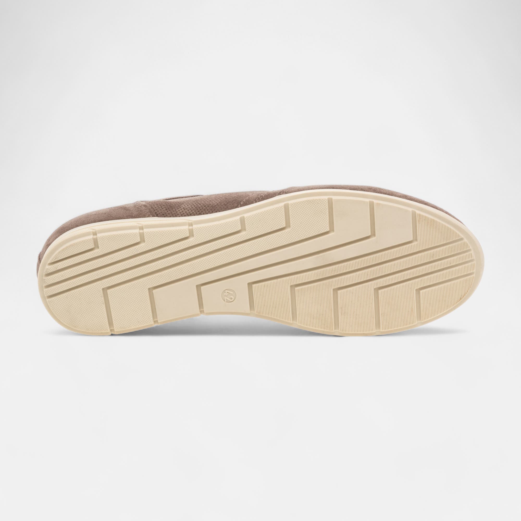 Baskets basses Homme en cuir taupe