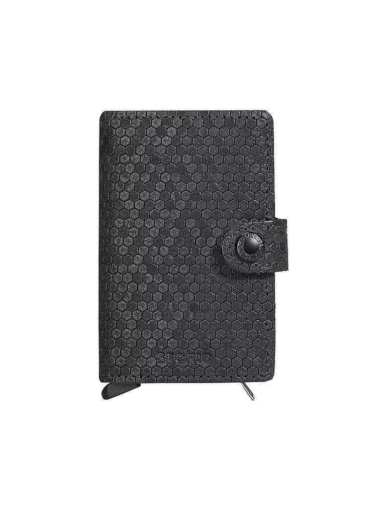 SECRID Miniwallet HEXAGON Black schwarz