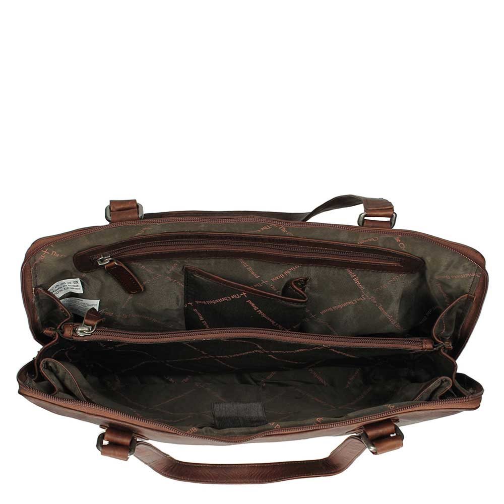 The Chesterfield Brand Flint Shoulderbag Large brown