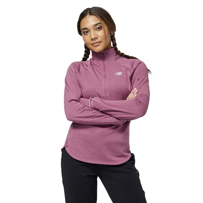 NB Heat Grid Half Zip Women
