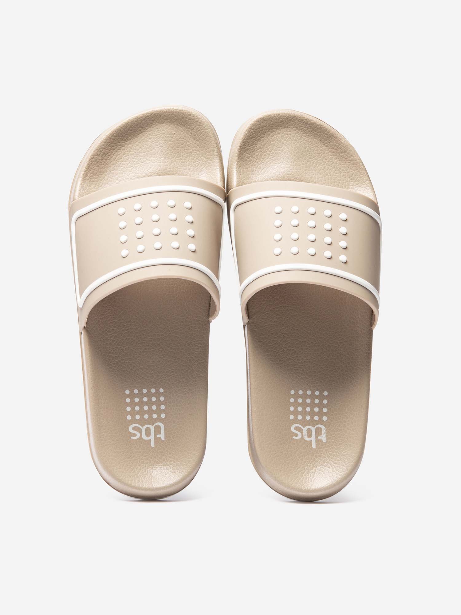 Mules Femme Légères Vegan Beige
