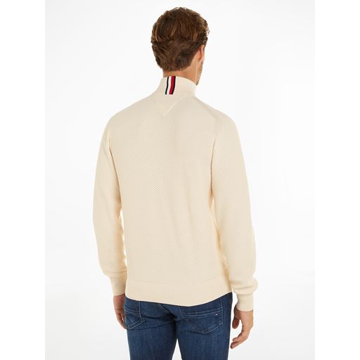 Tommy Hilfiger Oval Structure Zip Pullover, Aef Calico, XXl