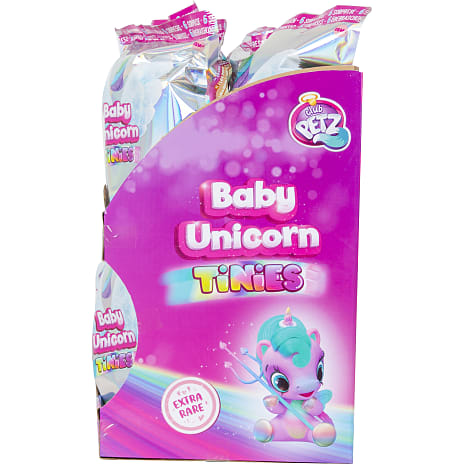 Club Petz Baby Unicorn Tinies enhjørningebamse overraskelse