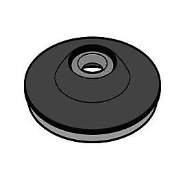 Coupelles de faitage PS40 anthracite 7022, 50 pièces