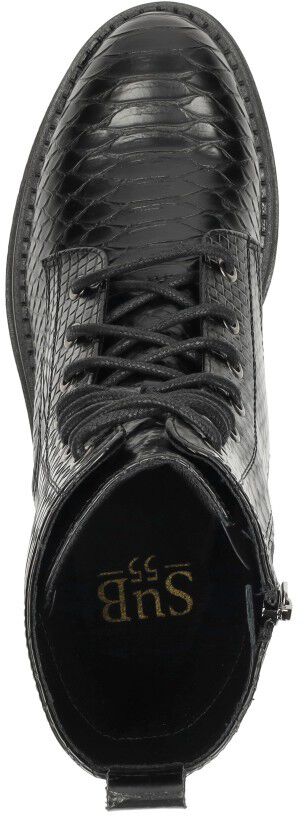 Sub55 Veterschoenen Hoog zwart