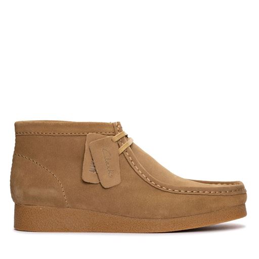 Clarks WallabeeEVO Støvler, Dark Sand Suede, 42.5