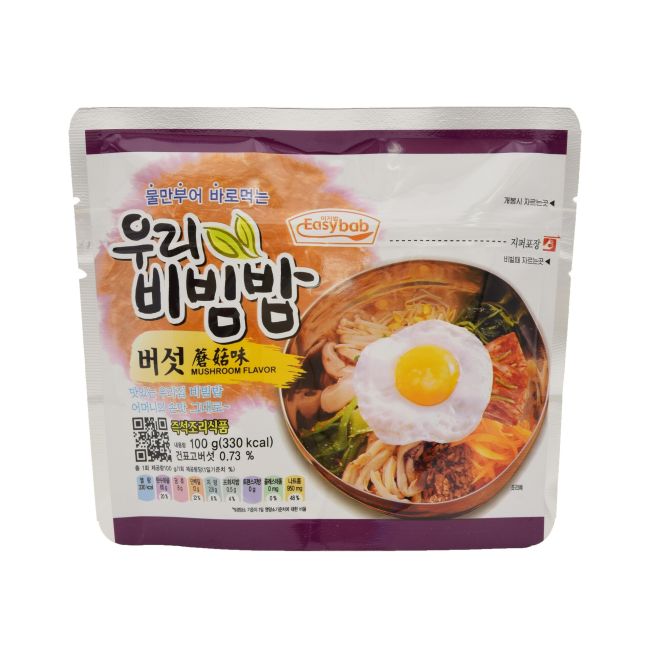 Easybab Woori Kant en Klare Bibimbap met Paddenstoelen 100g
