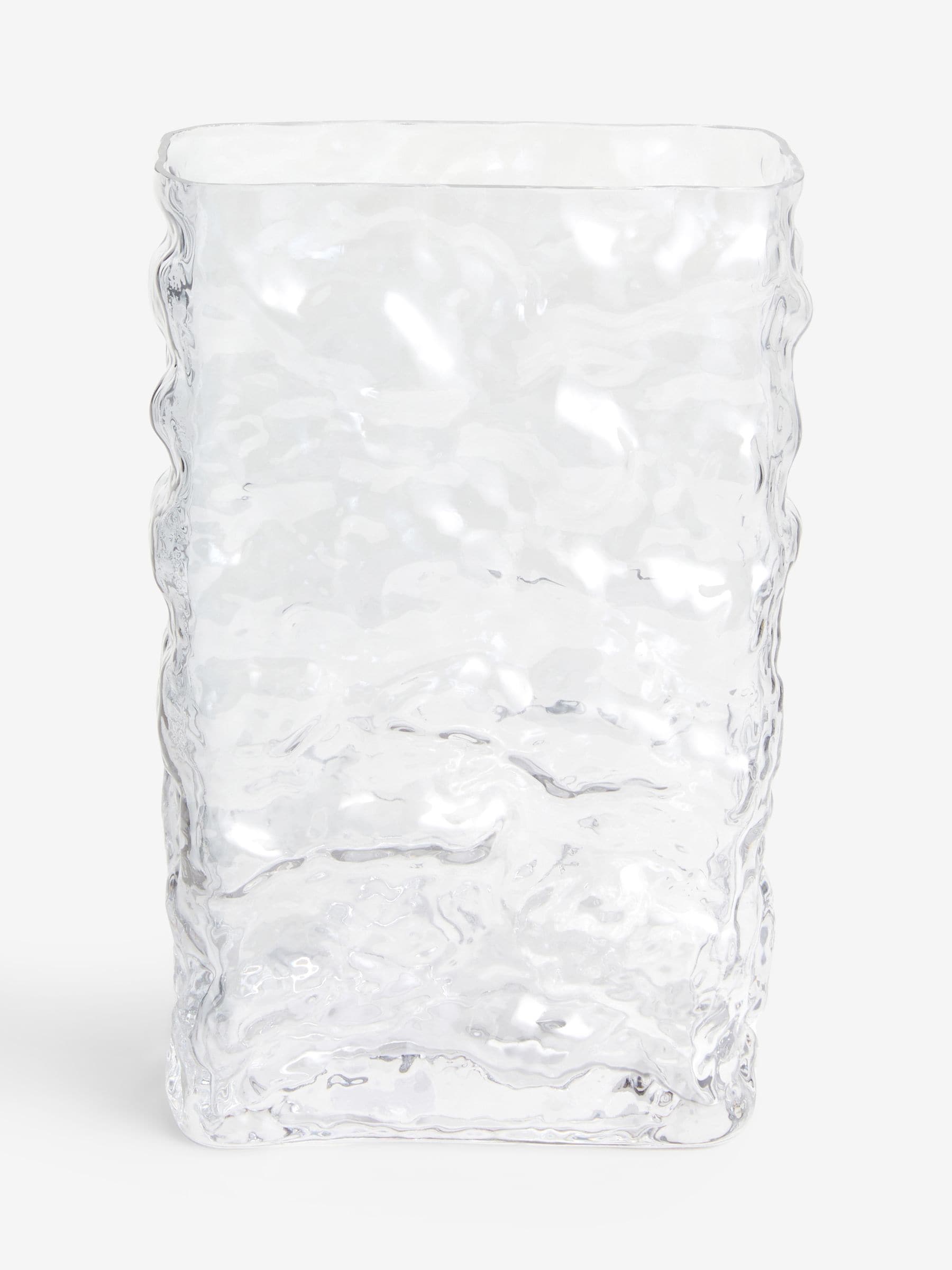 Glass Textured Vase