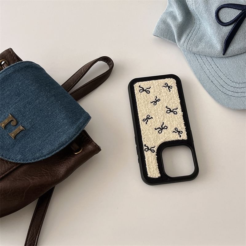 Elliure - Lint Chenille Telefoonhoesje - iPhone 16 Pro Max / 16 Pro / 16 Plus / 16 / 15 Pro Max / 15 Pro / 15 Plus / 15 / 14 Pro Max / 14 Pro / 14 Plus / 14 / 13 Pro Max / 13 Pro / 13 / 13 Mini