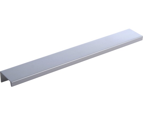 Meubelgreep, greeplijst, geanodiseerd aluminium, gatafstand 192 mm, L x B x H 232 x 40 x 17 mm