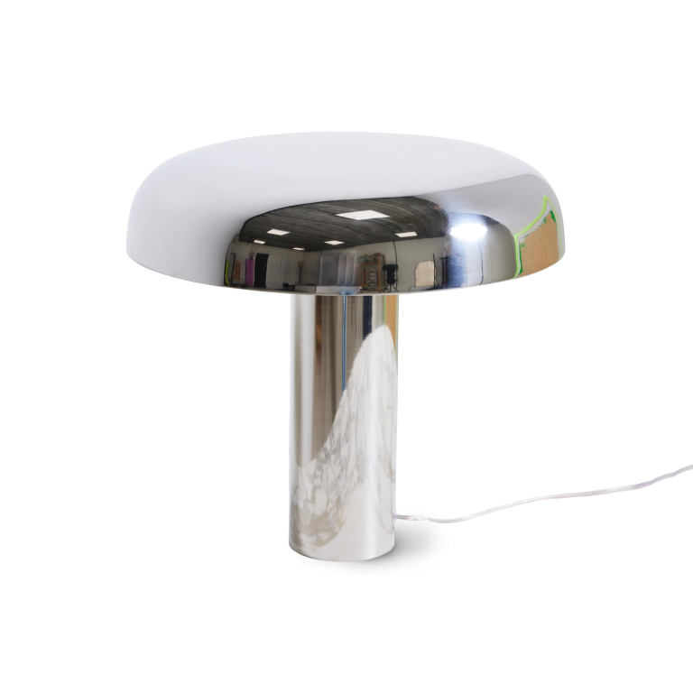 HKliving Mushroom tafellamp chrome
