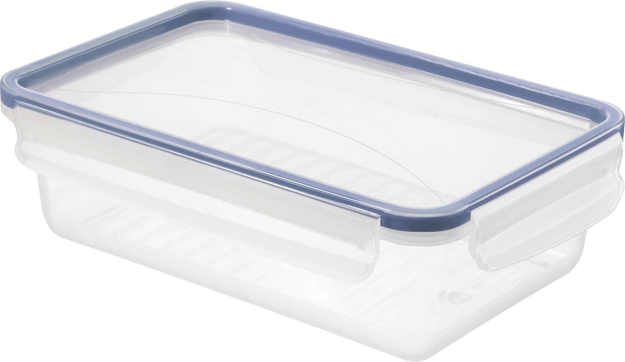 Rotho clic and lock Kühlschrankdose  hoch 1,5l horizon blue