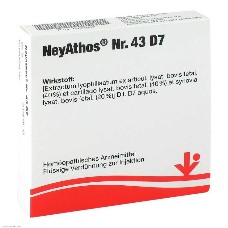 Neyathos Nr.43 D 7 Ampullen, 5X2 ml