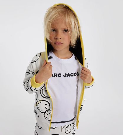 Little Marc Jacobs T-shirt - Hvid m. Sort