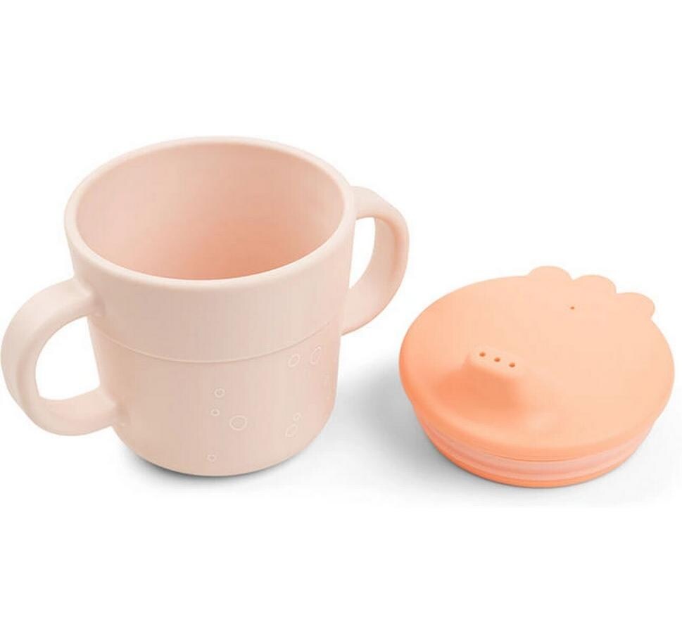 Kindergeschirrset Foodie Wally RosaGeschirr-Set mit Saugfuss