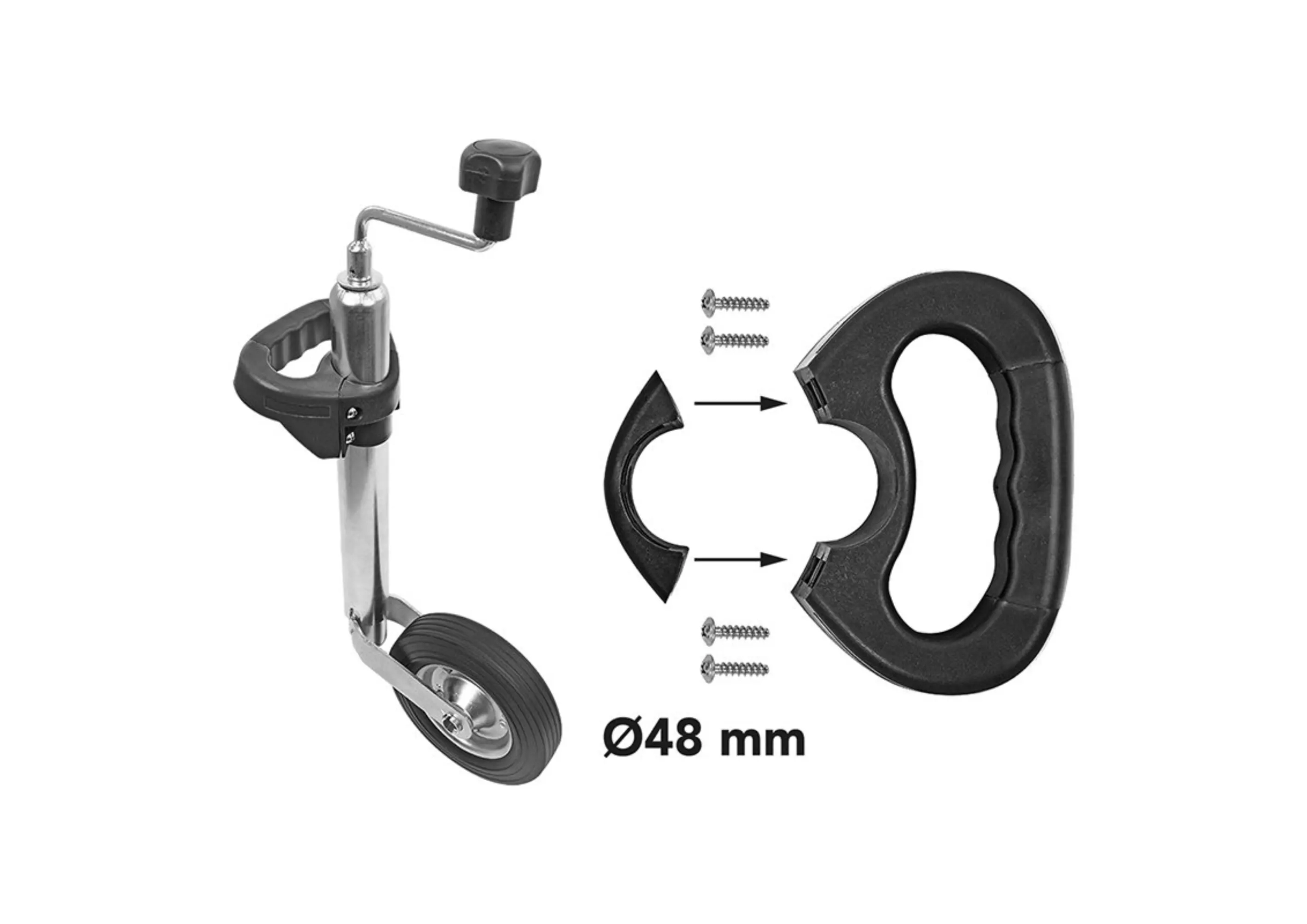ProPlus 48 mm handgreep voor neuswiel